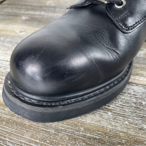 Harley Davidson Mens Leather Lace Up Riding Boots Sz 11 main image 9